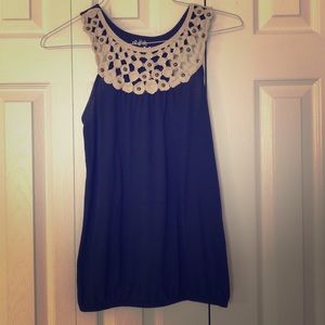 Blue Tank Top from Mudd